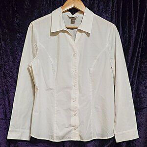 Christopher & Banks long sleeve dress shirt size L